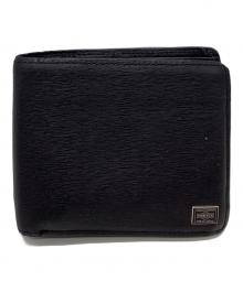 PORTER（ポーター）の古着「PORTER　2つ折り財布」｜ブラック