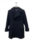 COMME des GARCONS JUNYA WATANABE MAN×COMME des GARCONSコム デ ギャルソン ジュンヤ ワタナベ マン×コムデギャルソン）の古着「COMME des GARCONS JUNYA WATANABE MAN Pコート」｜ブラック