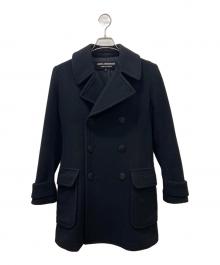 COMME des GARCONS JUNYA WATANABE MAN×COMME des GARCONS（コム デ ギャルソン ジュンヤ ワタナベ マン×コムデギャルソン）の古着「COMME des GARCONS JUNYA WATANABE MAN Pコート」｜ブラック