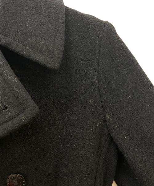 COMME des GARCONS JUNYA WATANABE MAN（コム デ ギャルソン ジュンヤ ワタナベ マン）COMME des GARCONS JUNYA WATANABE MAN COMME des GARCONS COMME des GARCONS JUNYA WATANABE MAN Pコート ブラック サイズ:sizexsの古着・服飾アイテム