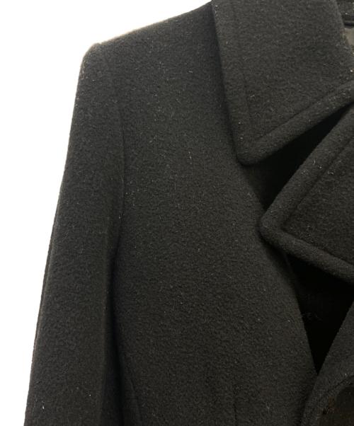 COMME des GARCONS JUNYA WATANABE MAN（コム デ ギャルソン ジュンヤ ワタナベ マン）COMME des GARCONS JUNYA WATANABE MAN COMME des GARCONS COMME des GARCONS JUNYA WATANABE MAN Pコート ブラック サイズ:sizexsの古着・服飾アイテム
