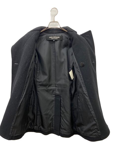 COMME des GARCONS JUNYA WATANABE MAN（コム デ ギャルソン ジュンヤ ワタナベ マン）COMME des GARCONS JUNYA WATANABE MAN COMME des GARCONS COMME des GARCONS JUNYA WATANABE MAN Pコート ブラック サイズ:sizexsの古着・服飾アイテム