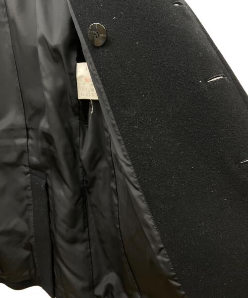 COMME des GARCONS JUNYA WATANABE MAN（コム デ ギャルソン ジュンヤ ワタナベ マン）COMME des GARCONS JUNYA WATANABE MAN COMME des GARCONS COMME des GARCONS JUNYA WATANABE MAN Pコート ブラック サイズ:sizexsの古着・服飾アイテム