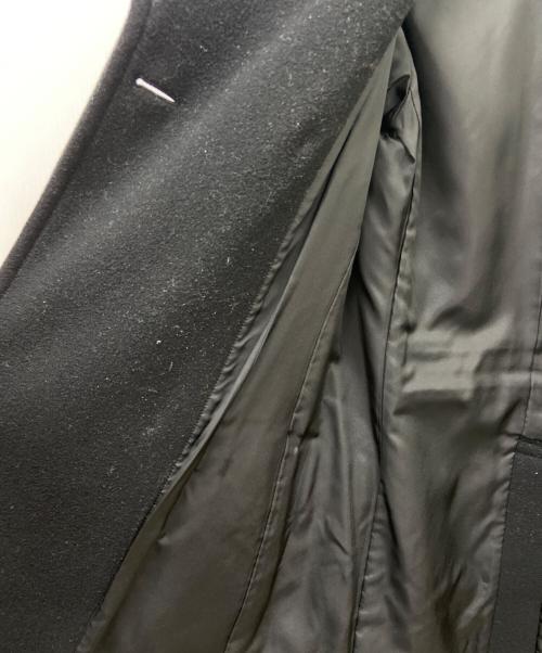 COMME des GARCONS JUNYA WATANABE MAN（コム デ ギャルソン ジュンヤ ワタナベ マン）COMME des GARCONS JUNYA WATANABE MAN COMME des GARCONS COMME des GARCONS JUNYA WATANABE MAN Pコート ブラック サイズ:sizexsの古着・服飾アイテム