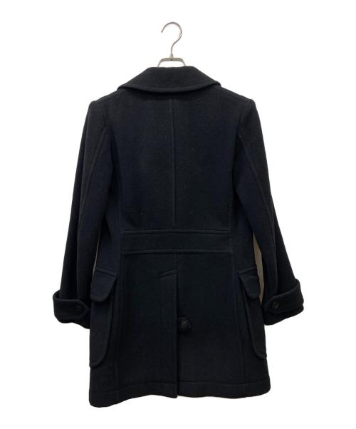 COMME des GARCONS JUNYA WATANABE MAN（コム デ ギャルソン ジュンヤ ワタナベ マン）COMME des GARCONS JUNYA WATANABE MAN COMME des GARCONS COMME des GARCONS JUNYA WATANABE MAN Pコート ブラック サイズ:sizexsの古着・服飾アイテム