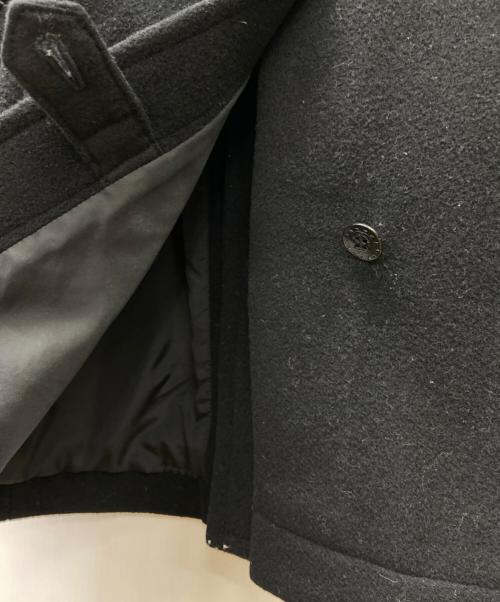 COMME des GARCONS JUNYA WATANABE MAN（コム デ ギャルソン ジュンヤ ワタナベ マン）COMME des GARCONS JUNYA WATANABE MAN COMME des GARCONS COMME des GARCONS JUNYA WATANABE MAN Pコート ブラック サイズ:sizexsの古着・服飾アイテム