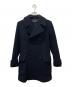 COMME des GARCONS JUNYA WATANABE MAN（コム デ ギャルソン ジュンヤ ワタナベ マン）の古着「COMME des GARCONS JUNYA WATANABE MAN Pコート」｜ブラック