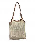 HER LIP TOハーリップトゥ）の古着「Her lip to　Palma Mini Tote Bag　ショルダーカゴバッグ」｜ベージュ