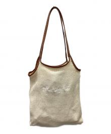 HER LIP TO（ハーリップトゥ）の古着「Her lip to　Palma Mini Tote Bag　ショルダーカゴバッグ」｜ベージュ