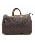 LOUIS VUITTON（ルイ ヴィトン）の古着「LOUIS VUITTON　モノグラム　スピーディ30　ハンドバッグ」｜ブラウン