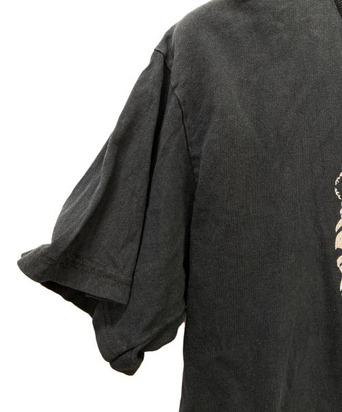 ZION ROOTSWEAR（ザイオンルーツウェア）ZION ROOTSWEAR (ザイオンルーツウェア) 半袖カットソー ホワイト×ブラック サイズ:Mの古着・服飾アイテム