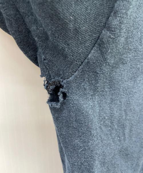 ZION ROOTSWEAR（ザイオンルーツウェア）ZION ROOTSWEAR (ザイオンルーツウェア) 半袖カットソー ホワイト×ブラック サイズ:Mの古着・服飾アイテム