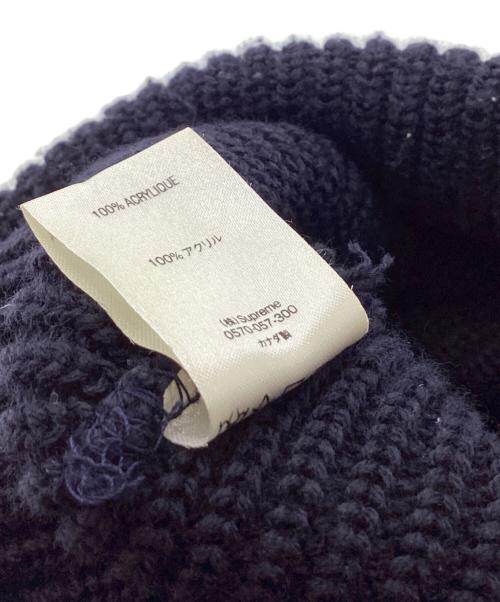 SUPREME（シュプリーム）SUPREME (シュプリーム) Supreme　13AW Loose Gauge Beanie　ニット帽 ネイビーの古着・服飾アイテム