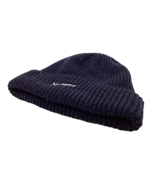 SUPREME（シュプリーム）SUPREME (シュプリーム) Supreme　13AW Loose Gauge Beanie　ニット帽 ネイビーの古着・服飾アイテム