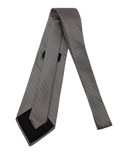 FENDI（フェンディ）FENDI (フェンディ) ネクタイ ブラック×グレー サイズ:なしの古着・服飾アイテム