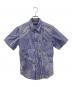 COMME des GARCONS HOMME（コムデギャルソン オム）の古着「半袖シャツ」｜ネイビー×ホワイト