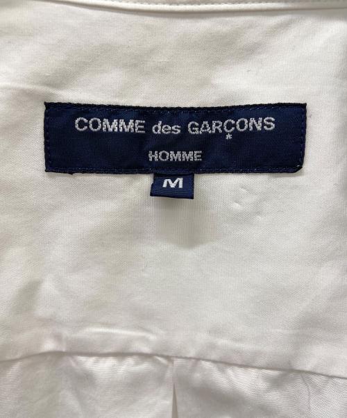 COMME des GARCONS HOMME（コムデギャルソン オム）COMME des GARCONS HOMME (コムデギャルソン オム) 半袖シャツ ホワイト×ブルー サイズ:Mの古着・服飾アイテム