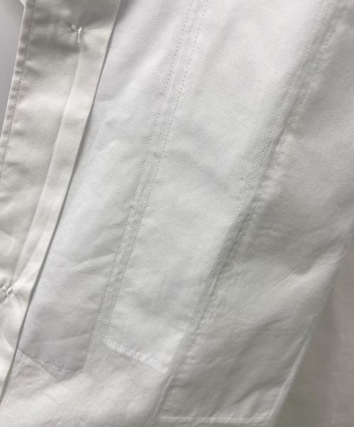 COMME des GARCONS HOMME（コムデギャルソン オム）COMME des GARCONS HOMME (コムデギャルソン オム) 半袖シャツ ホワイト×ブルー サイズ:Mの古着・服飾アイテム