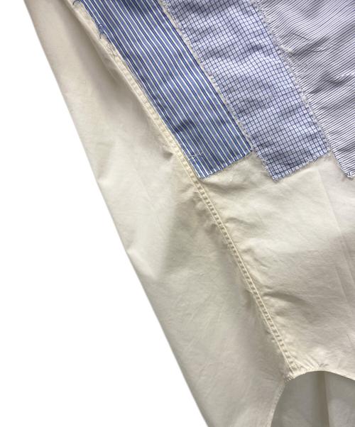 COMME des GARCONS HOMME（コムデギャルソン オム）COMME des GARCONS HOMME (コムデギャルソン オム) 半袖シャツ ホワイト×ブルー サイズ:Mの古着・服飾アイテム