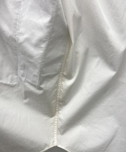 COMME des GARCONS HOMME（コムデギャルソン オム）COMME des GARCONS HOMME (コムデギャルソン オム) 半袖シャツ ホワイト×ブルー サイズ:Mの古着・服飾アイテム
