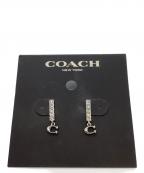 COACHコーチ）の古着「COACH　ラインストーン ビジュー　ピアス」
