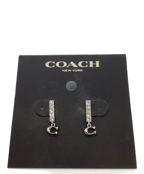 COACH（コーチ）COACH (コーチ) COACH　ラインストーン ビジュー　ピアスの古着・服飾アイテム