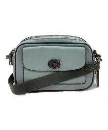 COACH（コーチ）の古着「COACH　ウィロウ カメラ バッグ　ショルダーバッグ」｜グリーン