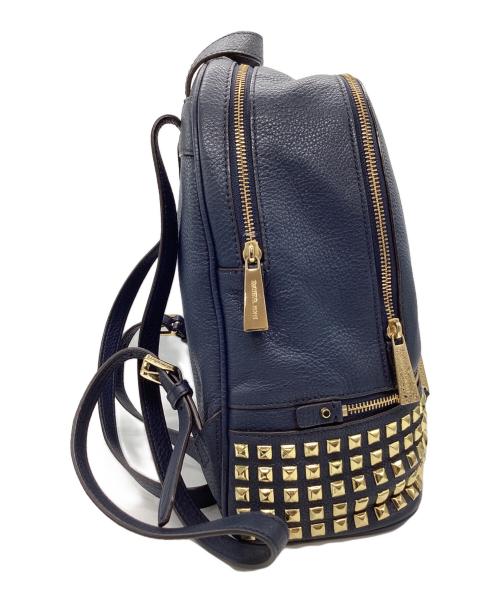 MICHAEL KORS（マイケルコース）MICHAEL KORS (マイケルコース) MICHAEL KORS　リュック ネイビー×ゴールドの古着・服飾アイテム
