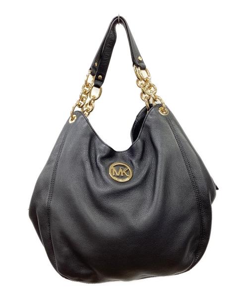 MICHAEL KORS（マイケルコース）MICHAEL KORS (マイケルコース) MICHAEL KORS　ホーボーバッグ ブラックの古着・服飾アイテム