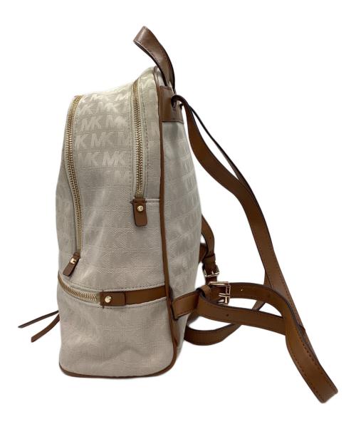 MICHAEL KORS（マイケルコース）MICHAEL KORS (マイケルコース) MICHAEL KORS　リュック アイボリー×ピンクの古着・服飾アイテム