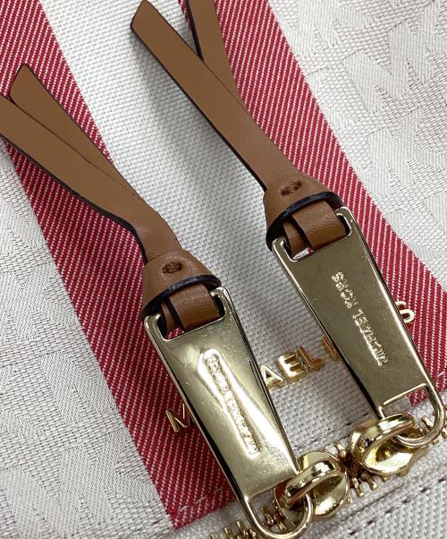 MICHAEL KORS（マイケルコース）MICHAEL KORS (マイケルコース) MICHAEL KORS　リュック アイボリー×ピンクの古着・服飾アイテム
