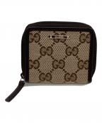 GUCCIグッチ）の古着「GUCCI　GG　キャンパス　コインケース」｜ブラウン