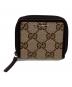 GUCCI（グッチ）の古着「GUCCI　GG　キャンパス　コインケース」｜ブラウン