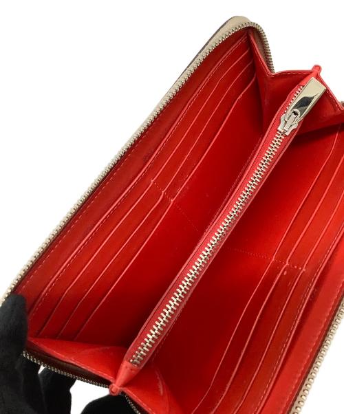 Christian Louboutin（クリスチャン・ルブタン）Christian Louboutin (クリスチャン・ルブタン) panettone wallet ライトピンク×シルバー サイズ:なしの古着・服飾アイテム