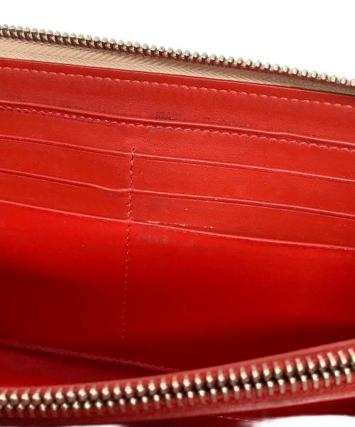 Christian Louboutin（クリスチャン・ルブタン）Christian Louboutin (クリスチャン・ルブタン) panettone wallet ライトピンク×シルバー サイズ:なしの古着・服飾アイテム