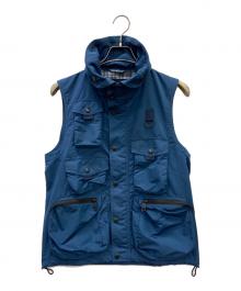 BURBERRY BLACK LABEL（バーバリーブラックレーベル）の古着「ベスト」｜ブルー