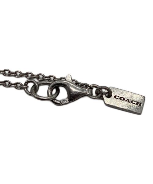COACH（コーチ）COACH (コーチ) COACH　ダブルチャームロングペンダントネックレス　ネックレス シルバーの古着・服飾アイテム