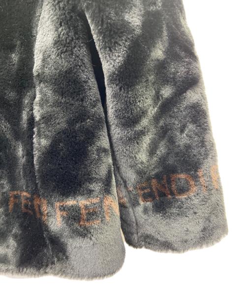 FENDI JEANS（フェンディ ジーンズ）FENDI JEANS (フェンディ ジーンズ) ファージャケット ブラック サイズ:size38の古着・服飾アイテム