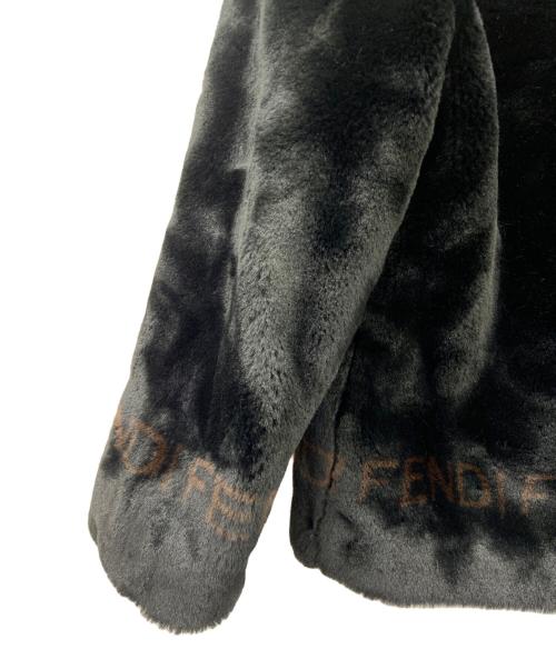 FENDI JEANS（フェンディ ジーンズ）FENDI JEANS (フェンディ ジーンズ) ファージャケット ブラック サイズ:size38の古着・服飾アイテム