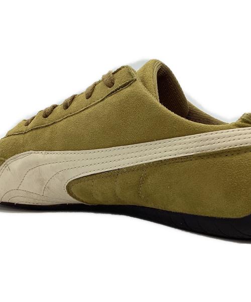 PUMA（プーマ）PUMA (プーマ) PUMA　スピードキャット SS　OLDモデル 90s　スニーカー オリーブ×ホワイト サイズ:27㎝の古着・服飾アイテム