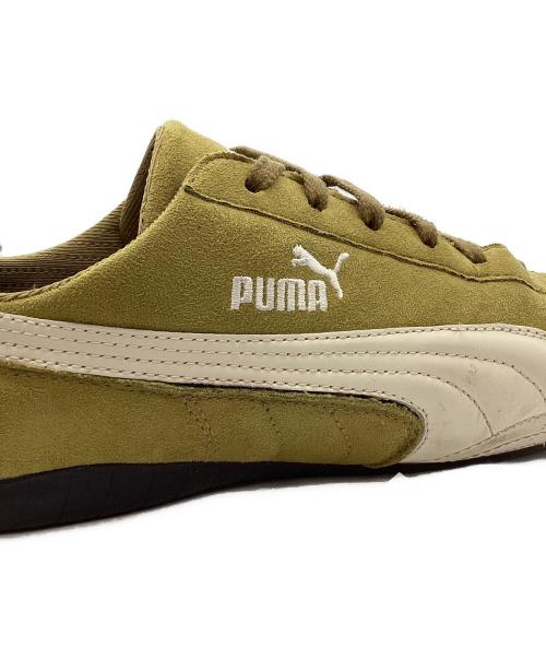 PUMA（プーマ）PUMA (プーマ) PUMA　スピードキャット SS　OLDモデル 90s　スニーカー オリーブ×ホワイト サイズ:27㎝の古着・服飾アイテム