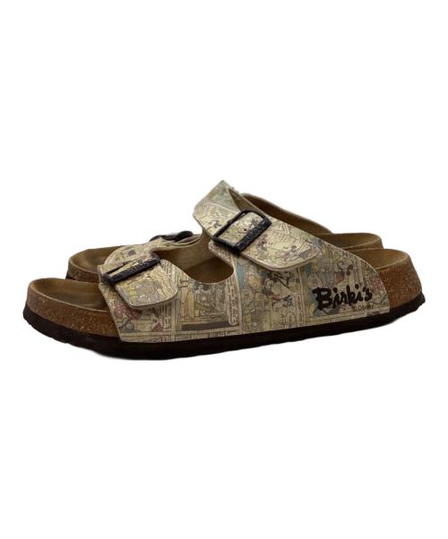 BIRKENSTOCK（ビルケンシュトック）BIRKENSTOCK (ビルケンシュトック) Disney (ディズニー) BIRKENSTOCK　Disney　アリゾナ　サンダル ブラウン×ベージュ サイズ:27㎝の古着・服飾アイテム
