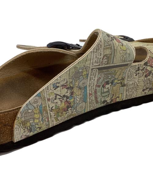 BIRKENSTOCK（ビルケンシュトック）BIRKENSTOCK (ビルケンシュトック) Disney (ディズニー) BIRKENSTOCK　Disney　アリゾナ　サンダル ブラウン×ベージュ サイズ:27㎝の古着・服飾アイテム