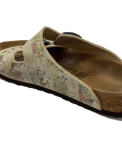 BIRKENSTOCK（ビルケンシュトック）BIRKENSTOCK (ビルケンシュトック) Disney (ディズニー) BIRKENSTOCK　Disney　アリゾナ　サンダル ブラウン×ベージュ サイズ:27㎝の古着・服飾アイテム