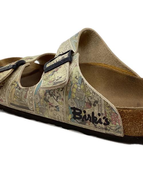BIRKENSTOCK（ビルケンシュトック）BIRKENSTOCK (ビルケンシュトック) Disney (ディズニー) BIRKENSTOCK　Disney　アリゾナ　サンダル ブラウン×ベージュ サイズ:27㎝の古着・服飾アイテム
