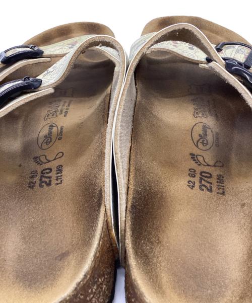 BIRKENSTOCK（ビルケンシュトック）BIRKENSTOCK (ビルケンシュトック) Disney (ディズニー) BIRKENSTOCK　Disney　アリゾナ　サンダル ブラウン×ベージュ サイズ:27㎝の古着・服飾アイテム