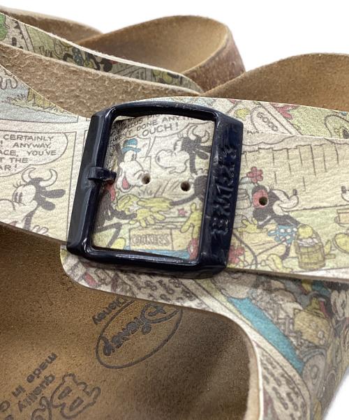 BIRKENSTOCK（ビルケンシュトック）BIRKENSTOCK (ビルケンシュトック) Disney (ディズニー) BIRKENSTOCK　Disney　アリゾナ　サンダル ブラウン×ベージュ サイズ:27㎝の古着・服飾アイテム