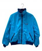 Eddie Bauerエディーバウアー）の古着「Eddie Bauer　ウォームアップジャケット」｜ブルー×ネイビー