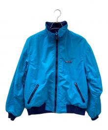 Eddie Bauer（エディーバウアー）の古着「Eddie Bauer　ウォームアップジャケット」｜ブルー×ネイビー