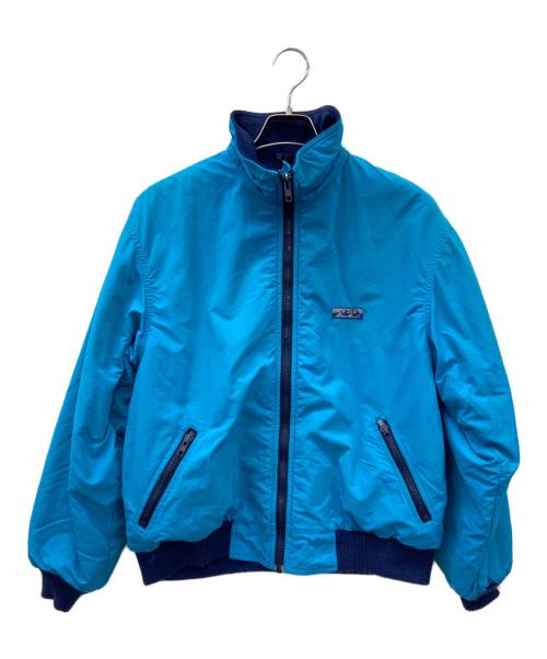 Eddie Bauer（エディーバウアー）Eddie Bauer (エディーバウアー) Eddie Bauer　ウォームアップジャケット ブルー×ネイビー サイズ:Mの古着・服飾アイテム